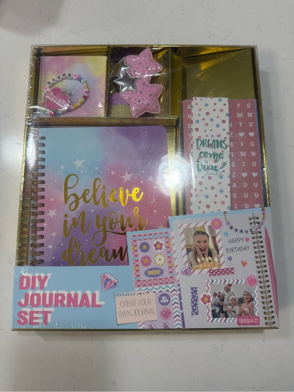 Nollh DIY Journal Kit for Girls 48-Piece Set – NEW Sealed